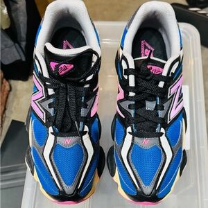 New Balance Vibrant Blue and Pink Athletic Shoes